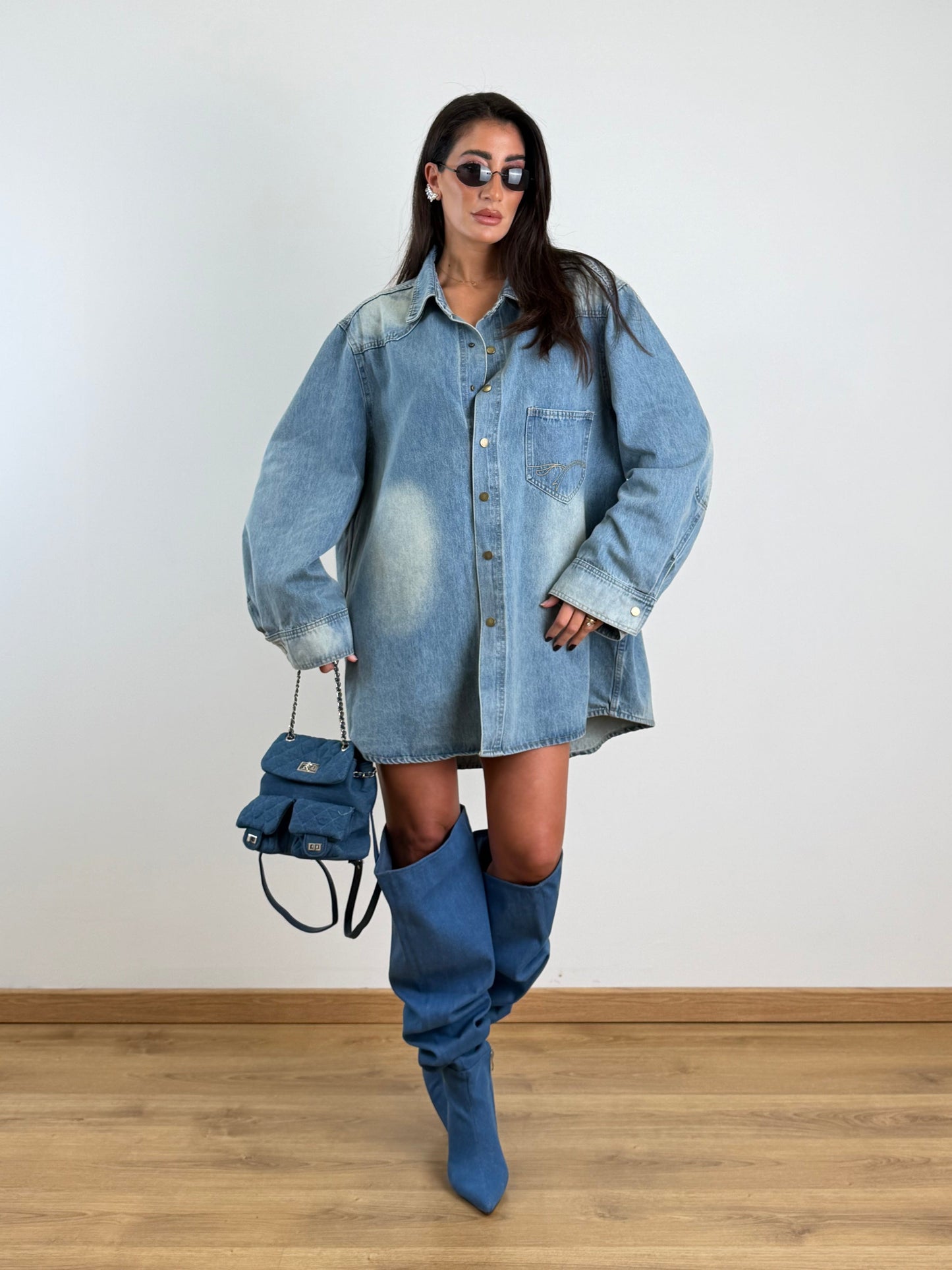Maxi Camicia Denim 50166
