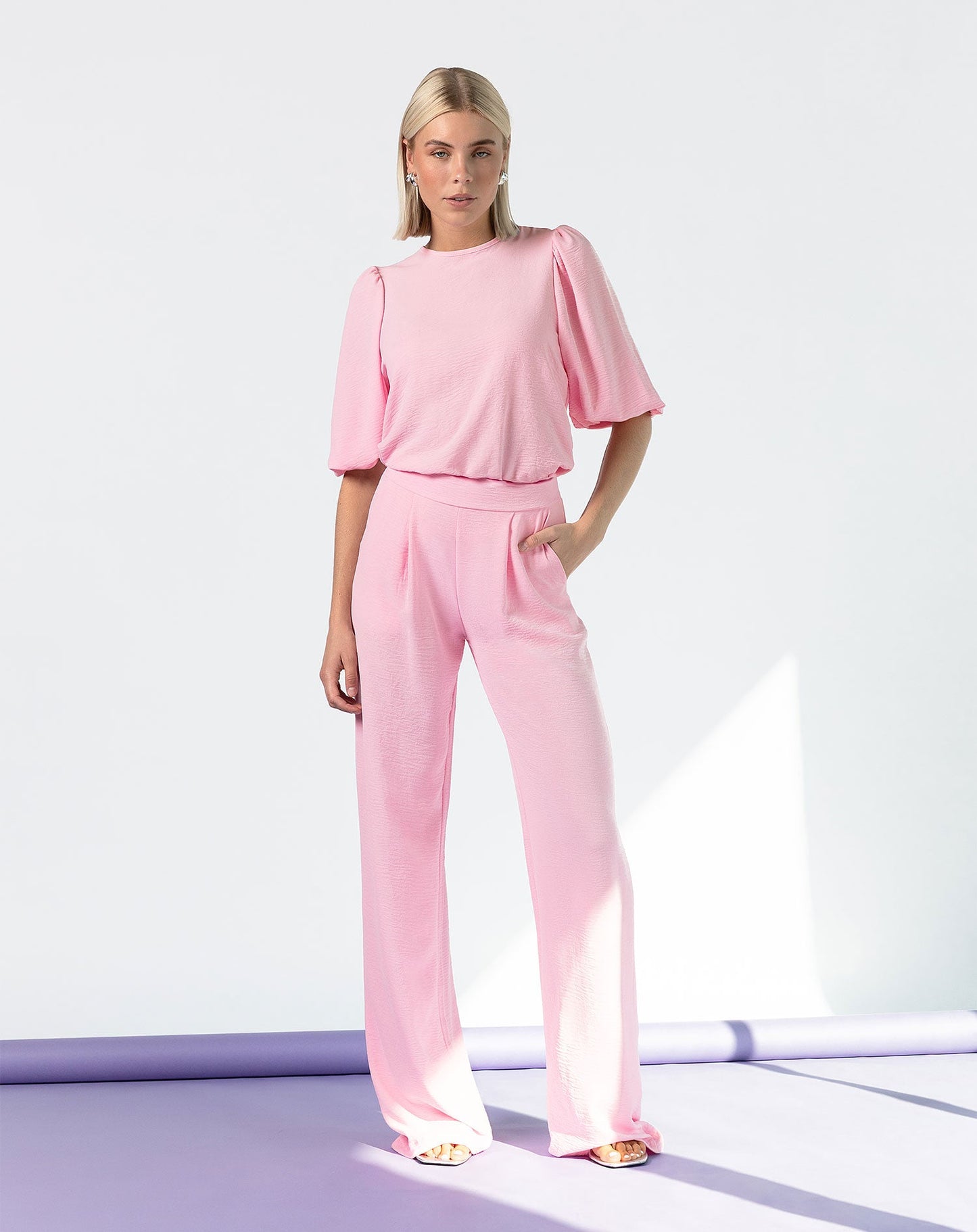 JULIE PUFF SLEEVE TOP LICHTROZE