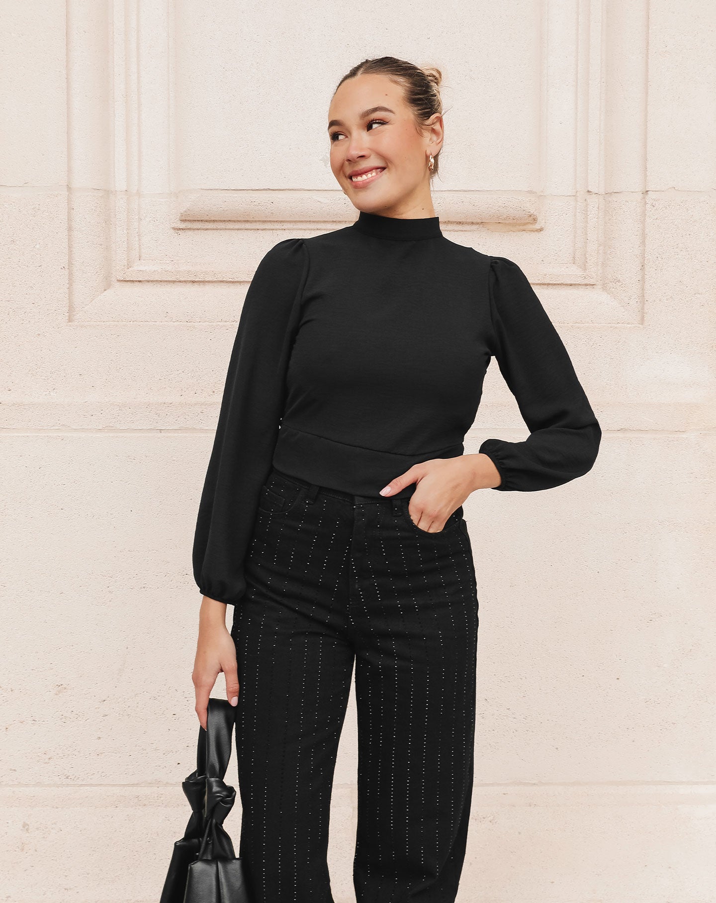 BOW TOP ZWART