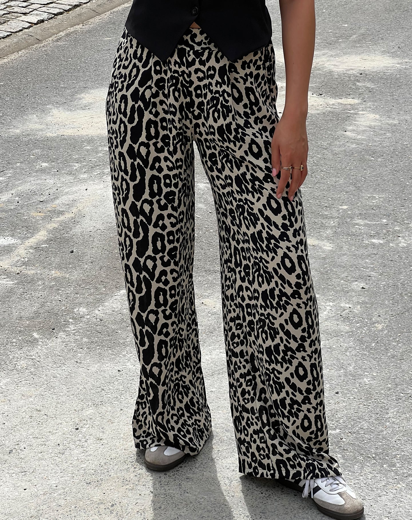 JULIE LEOPARD PANTALON TALL BEIGE