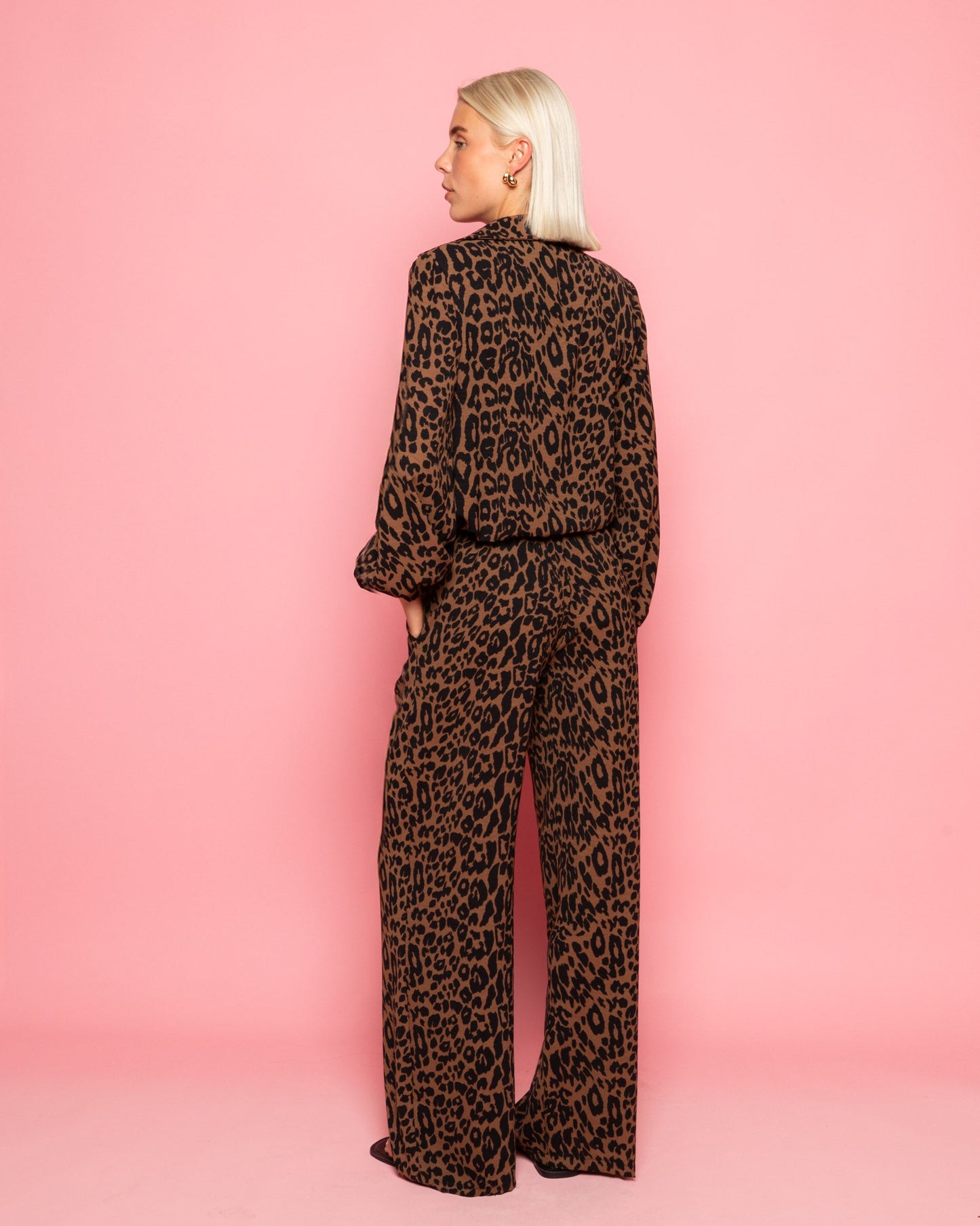 JULIE LEOPARD PANTALON PETITE