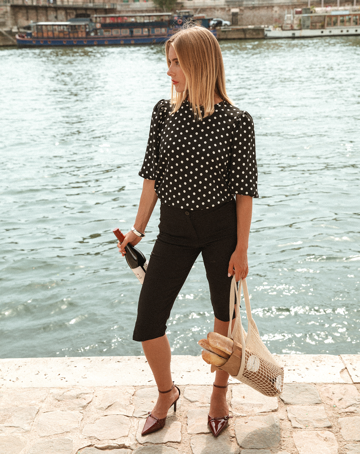 CAPRI PANTS ZWART