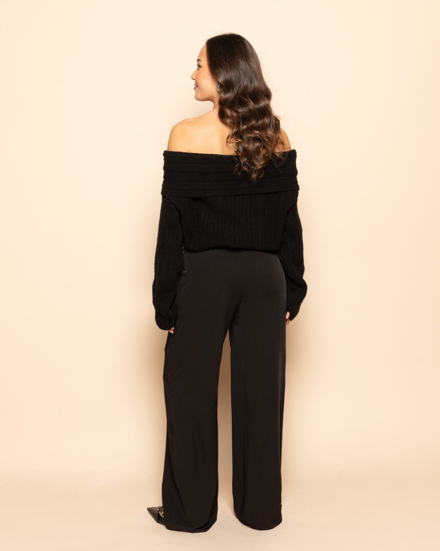 JULIE COZY PANTALON PETITE ZWART