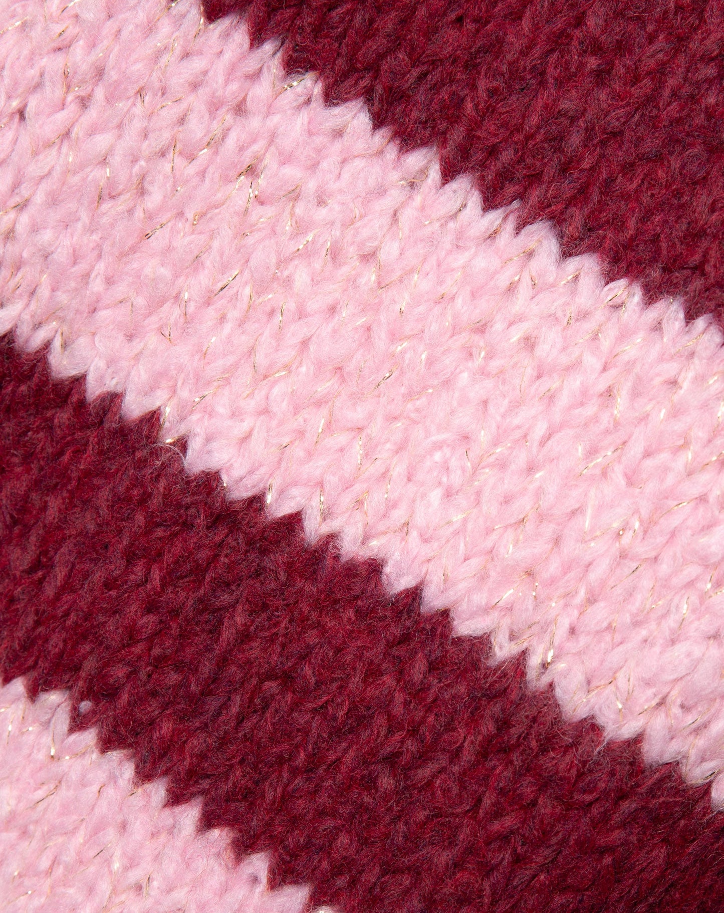 AVERY STRIPE KNIT BORDEAUX