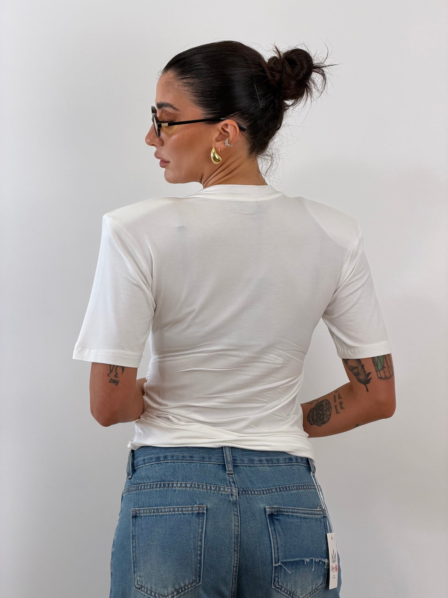 T shirt Just West white W990