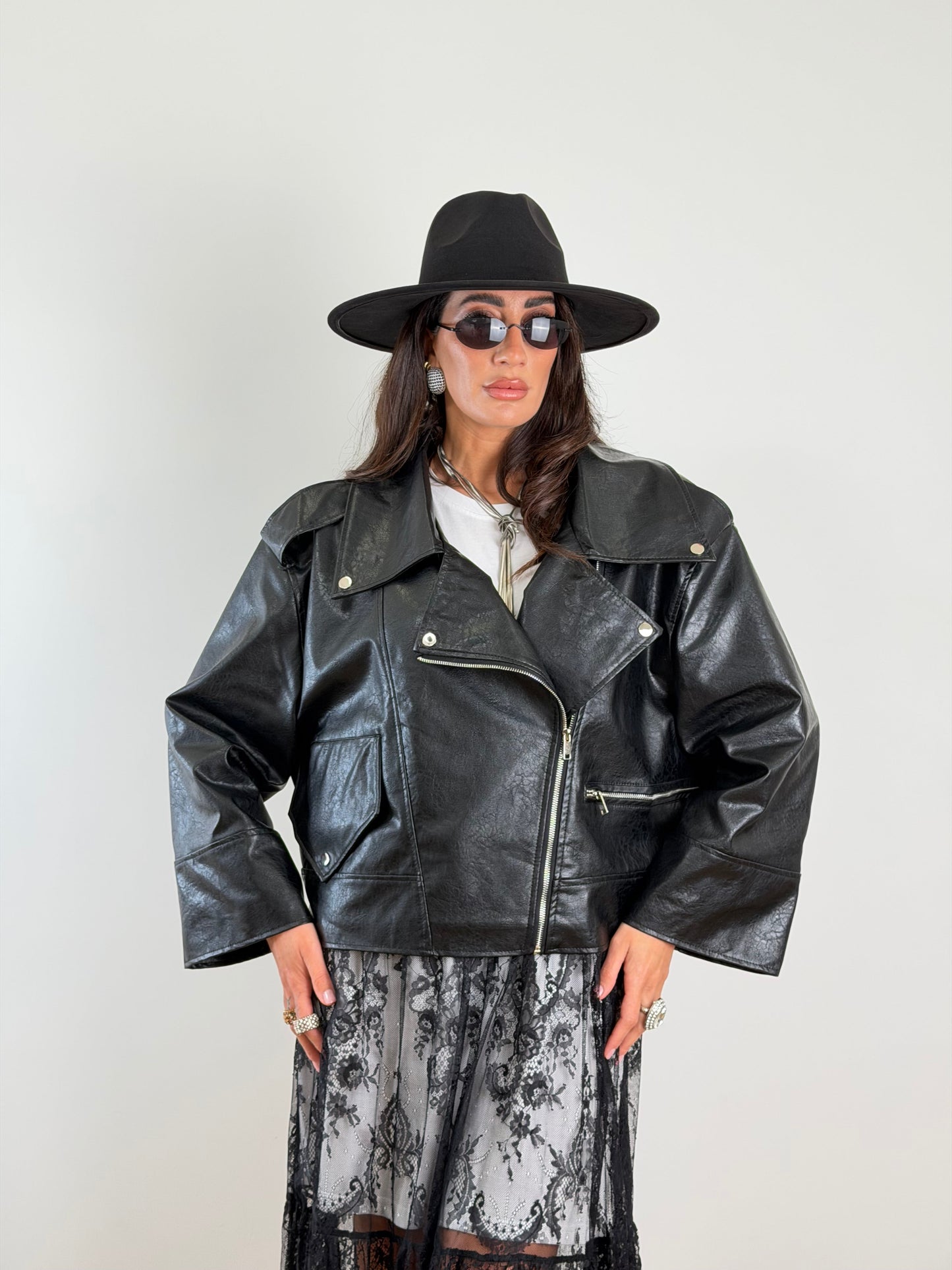 Giacca Biker Black HM534