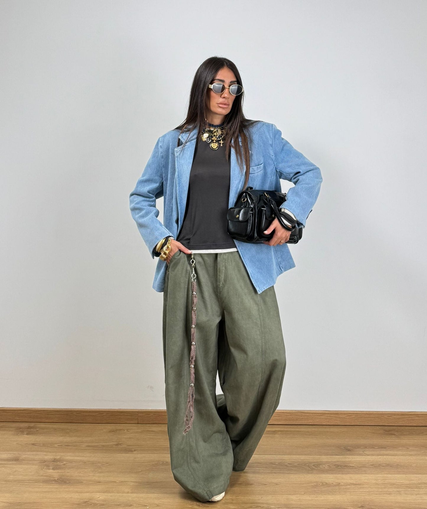 Pantalone SUPER OVER GREEN 43802