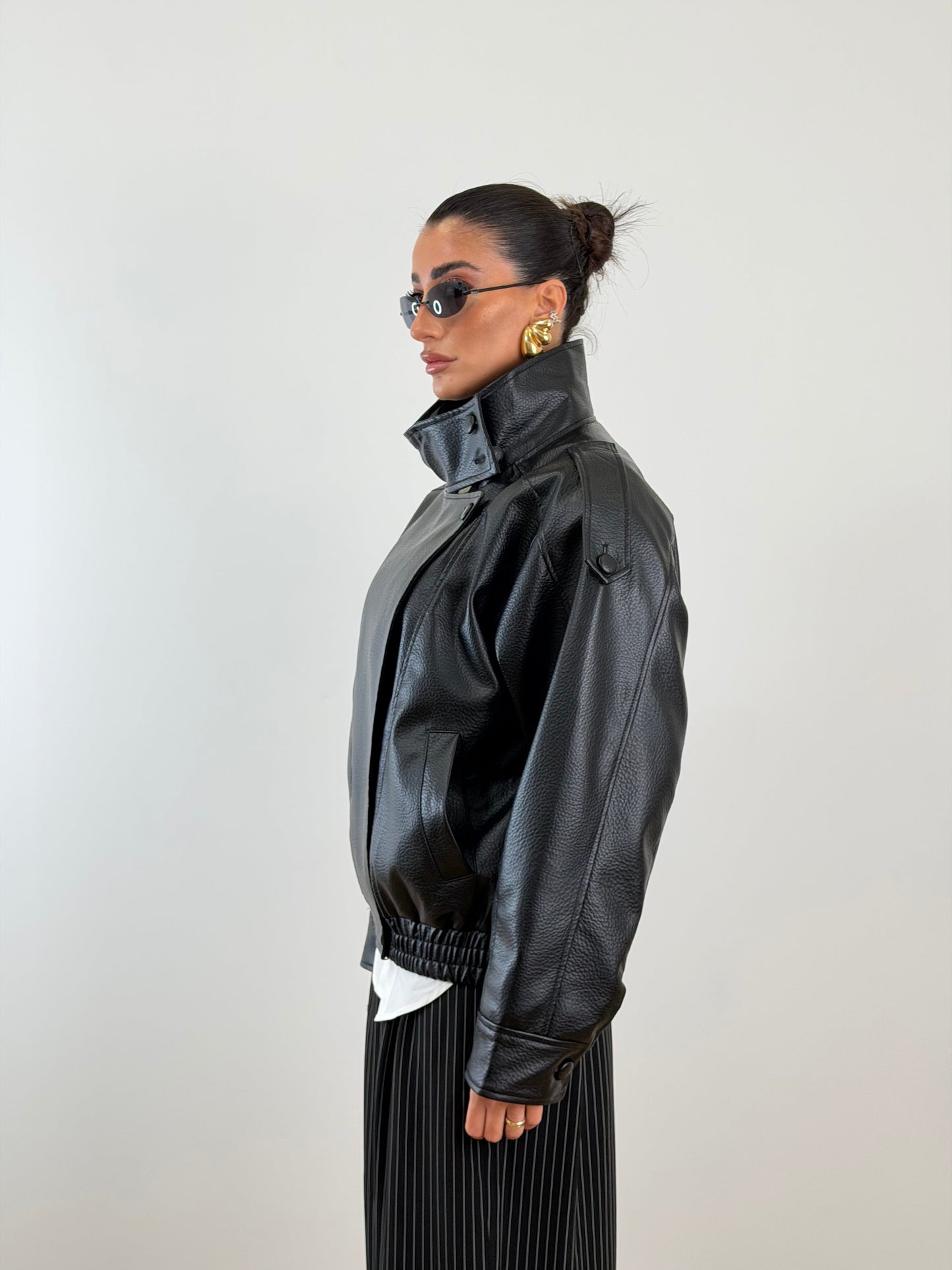 Jacket ecopelle nero NEW