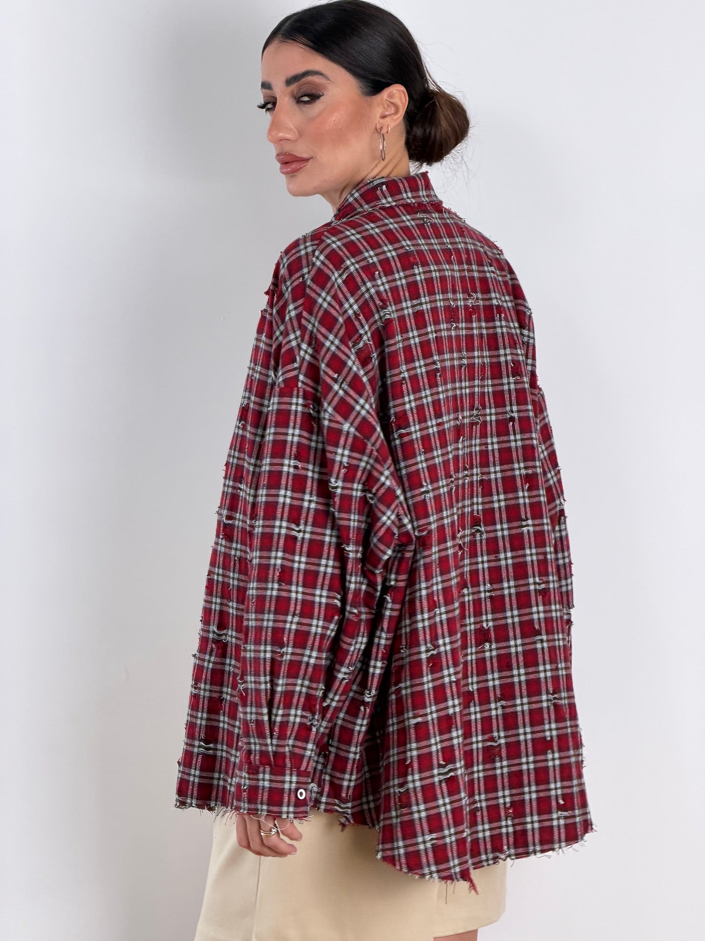 Camicia quadri rossa 5493