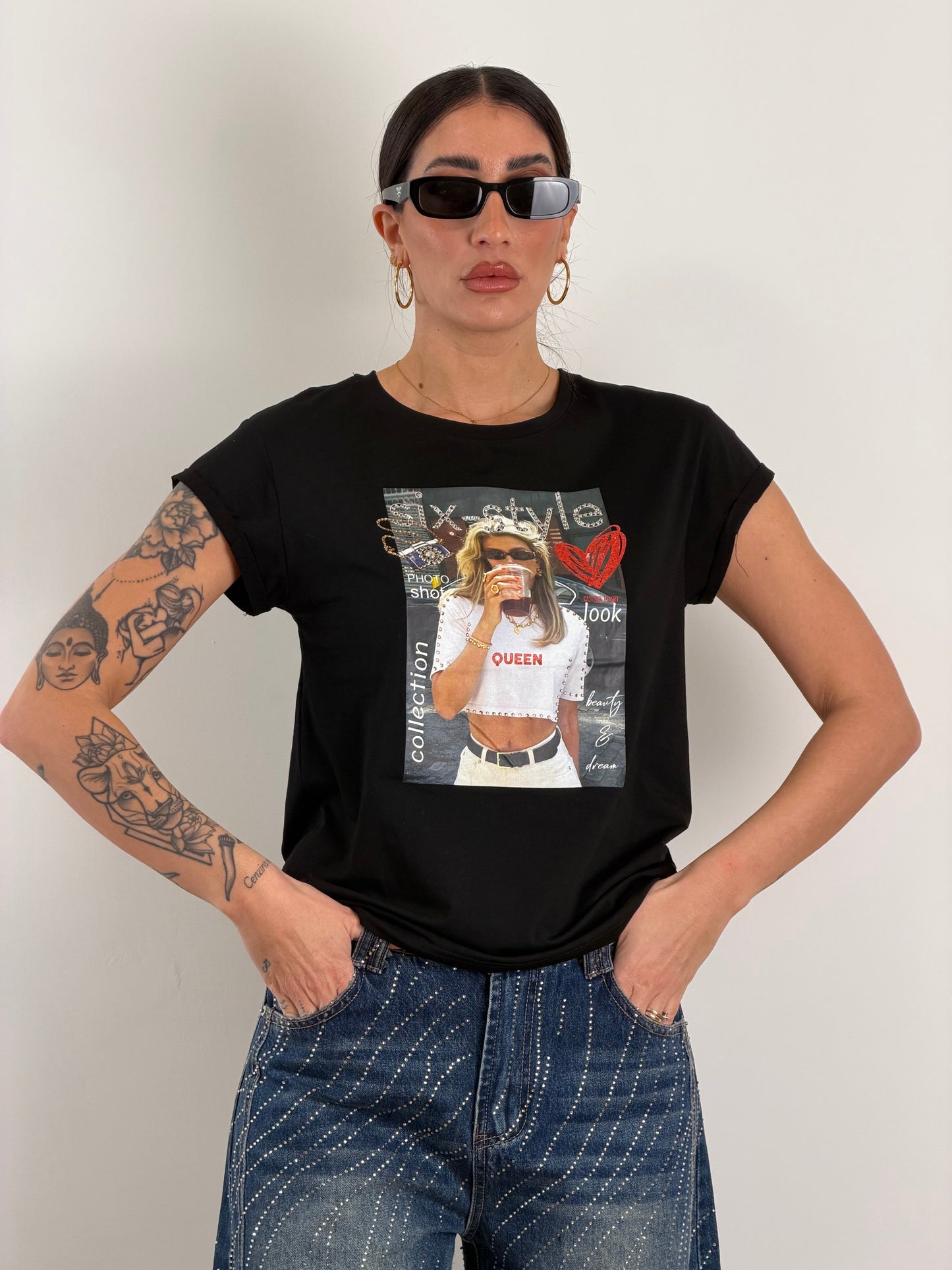 T-Shirt STYLE NERA/BIANCA D66482