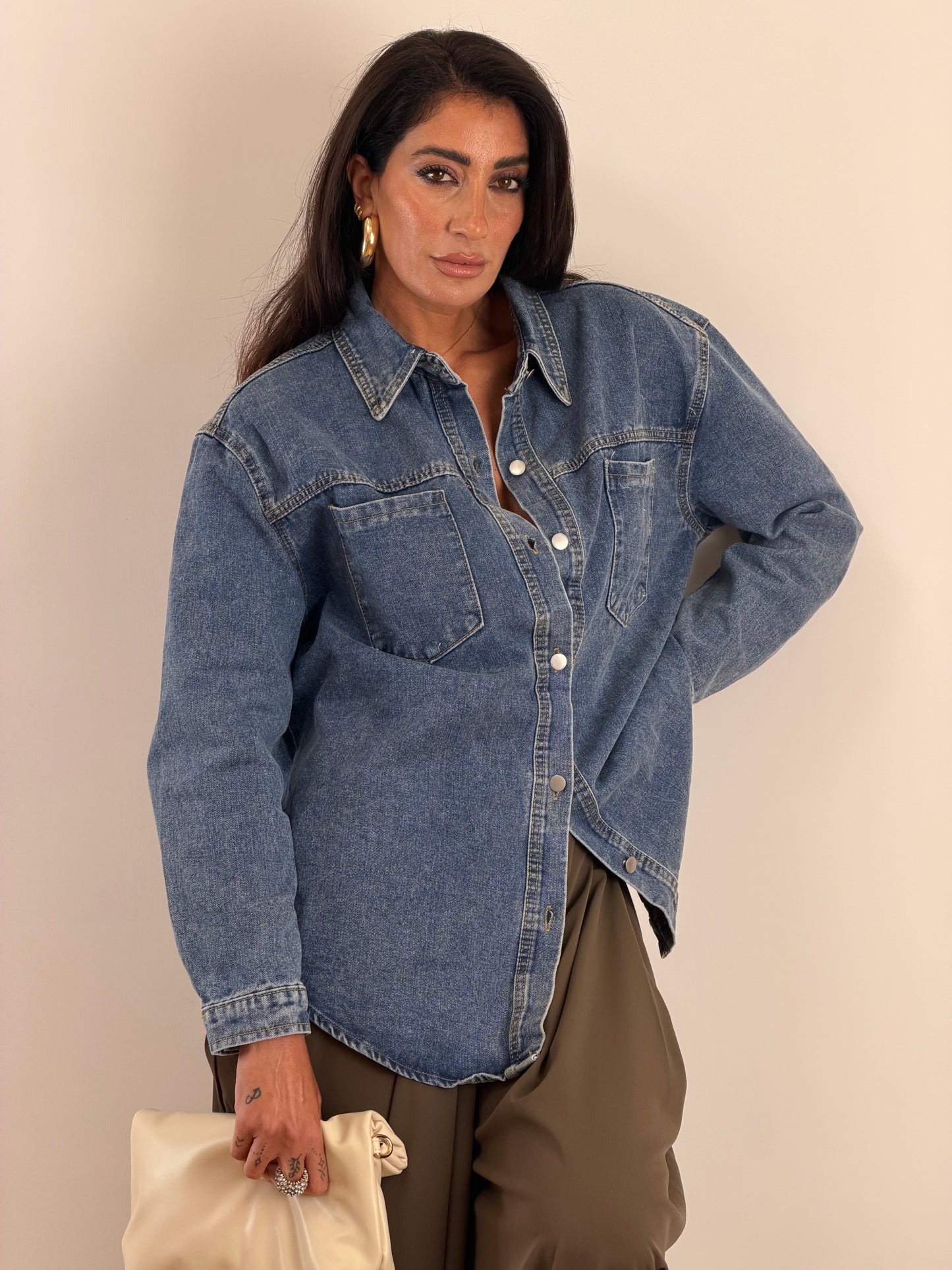 Maxi camicia denim 2215