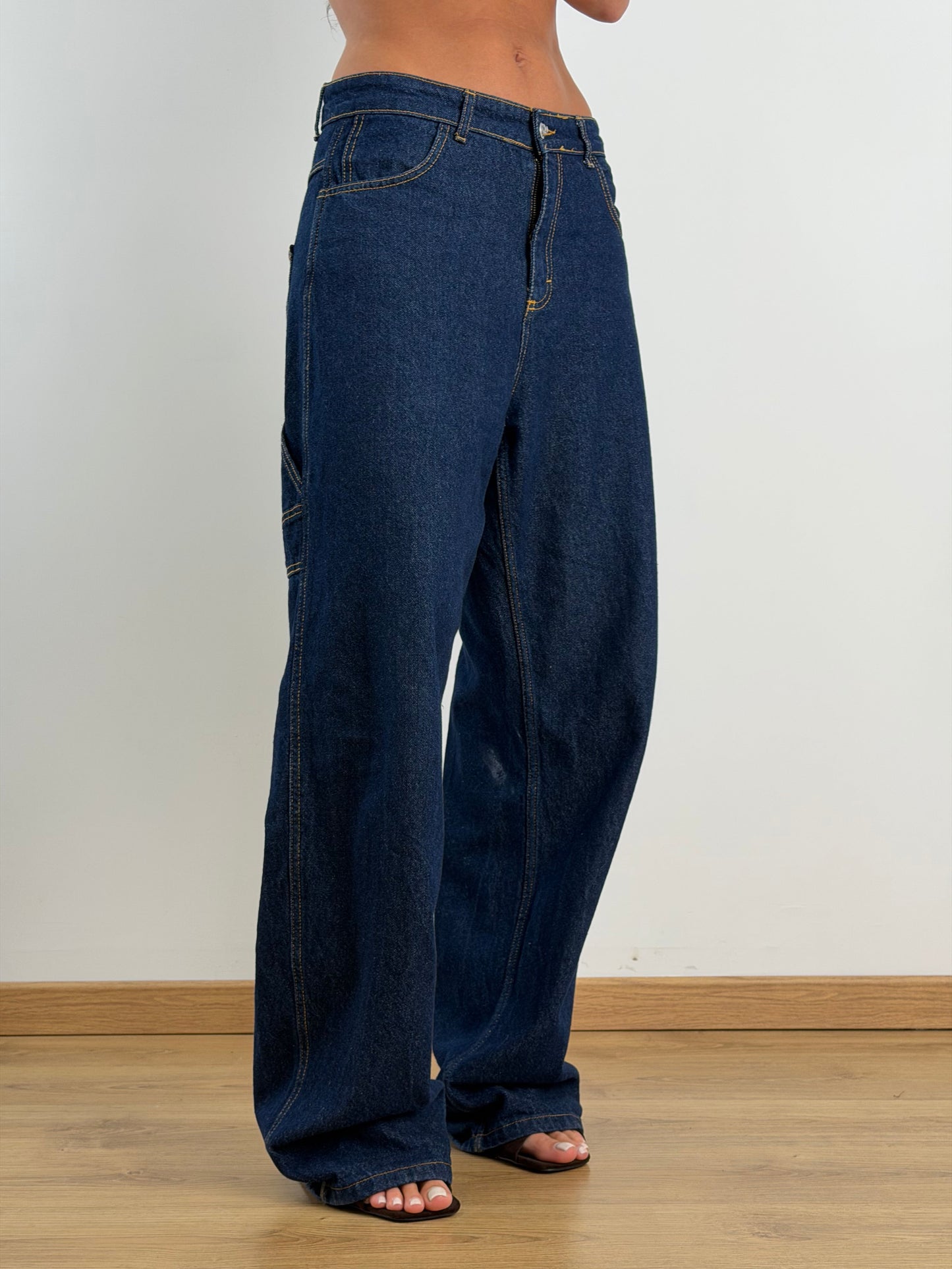 Jeans ballon blu scuro DM136