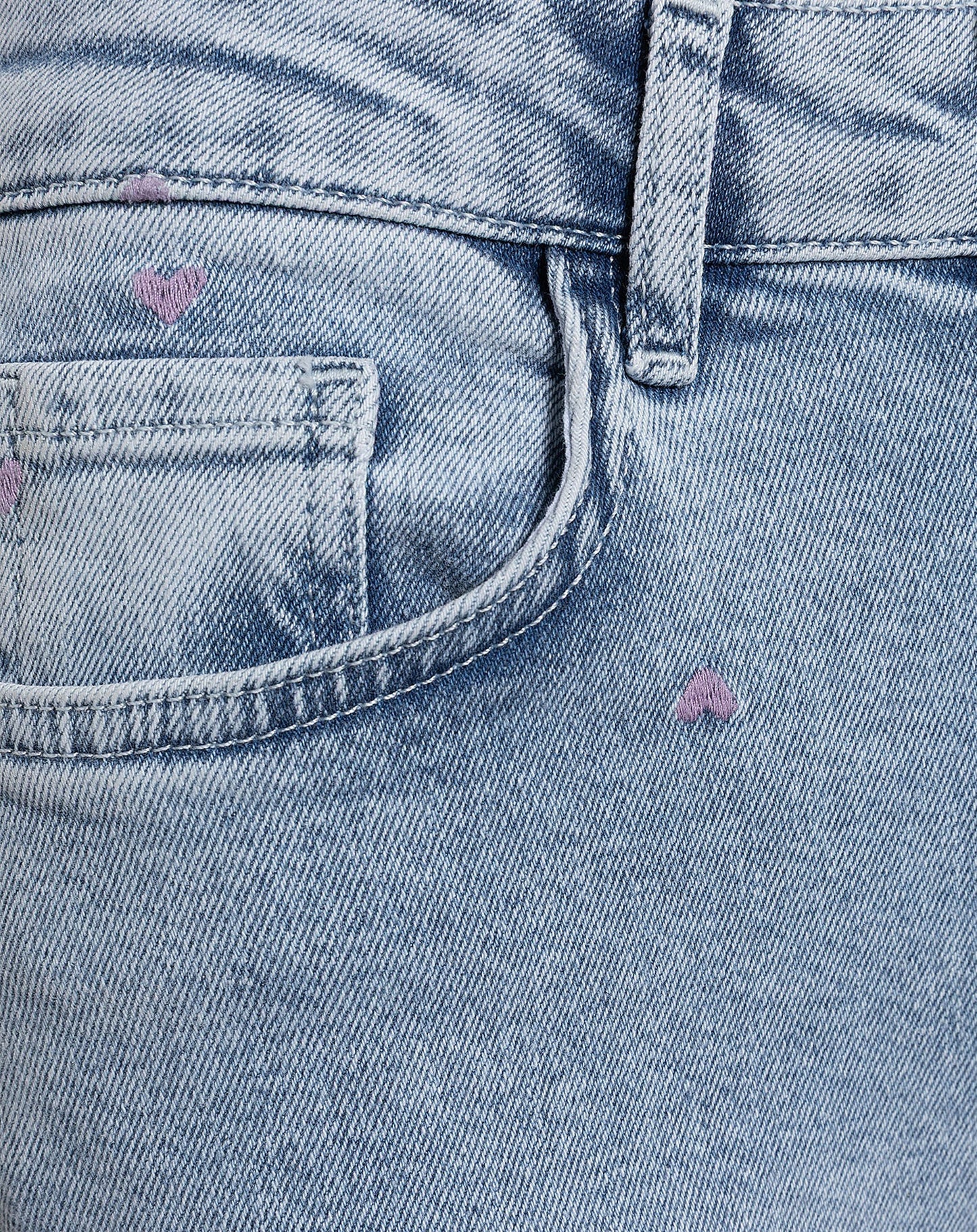 HEART BOOTCUT JEANS LILA