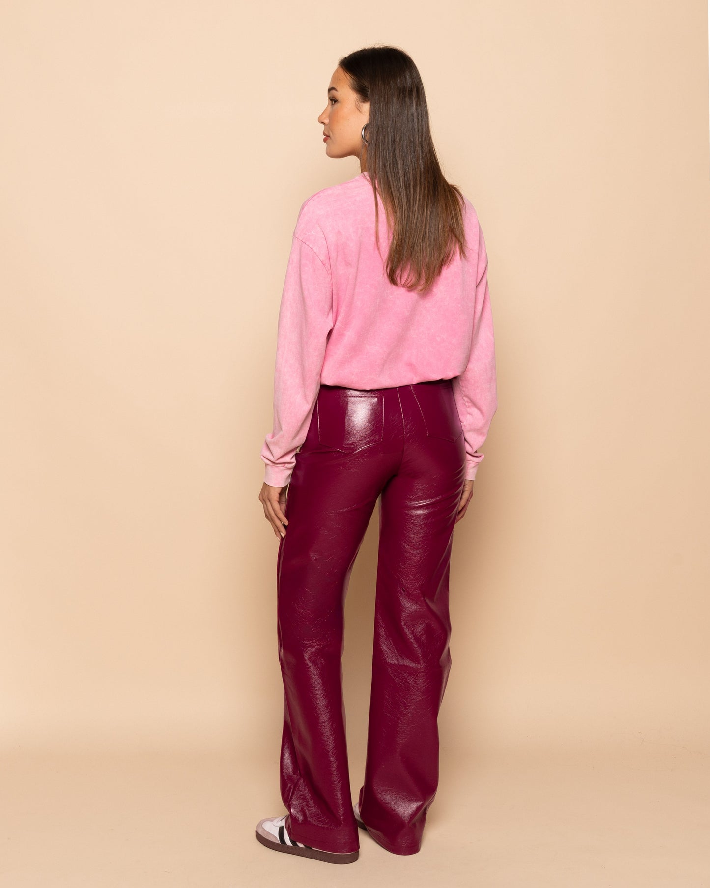 STUDIO LONG SLEEVE TEE ACID ROZE