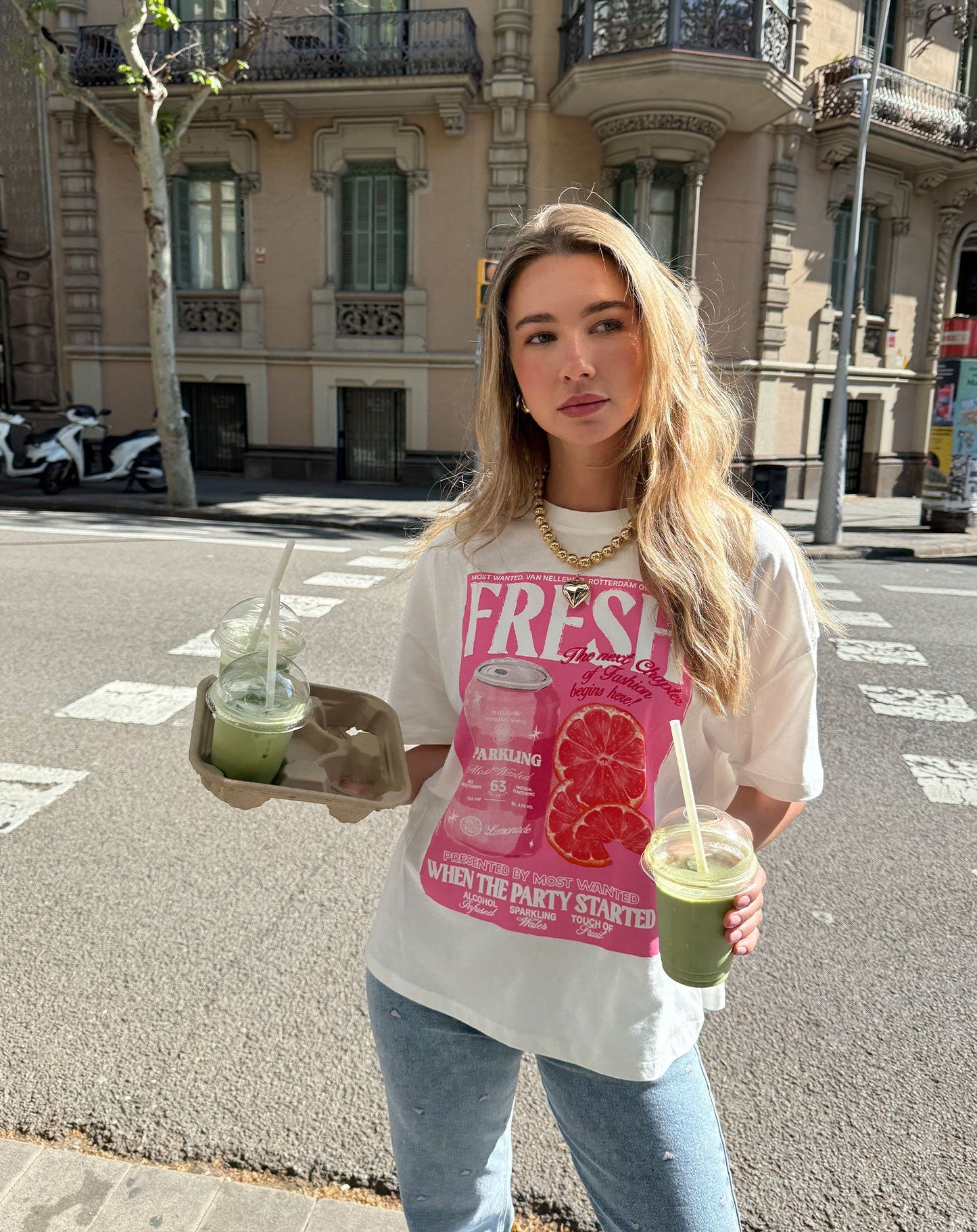 FRESH OVERSIZED TEE CRÈME