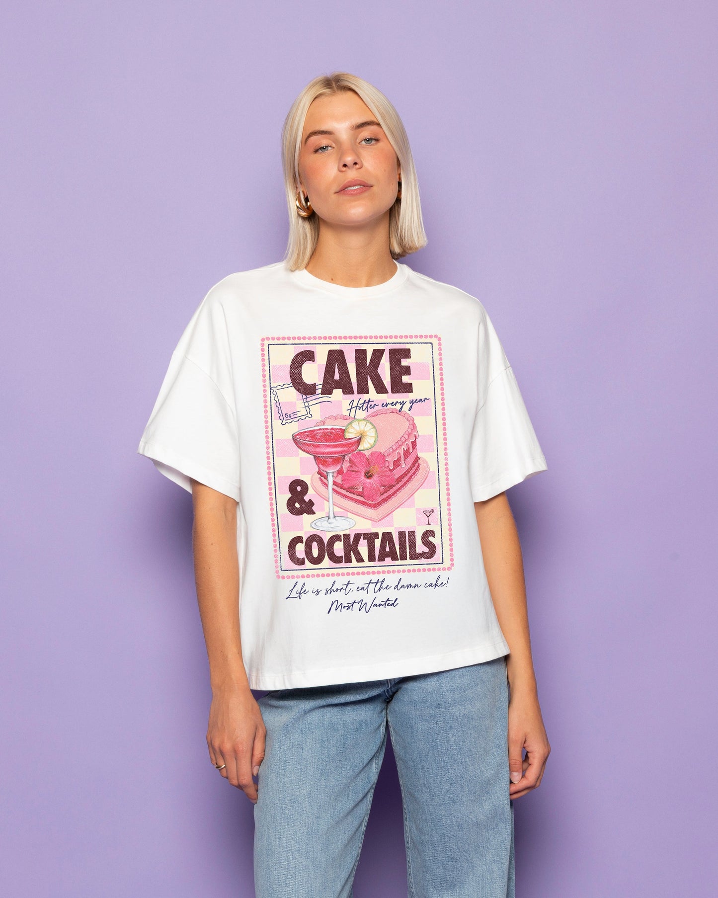 BIRTHDAY OVERSIZED TEE CRÈME