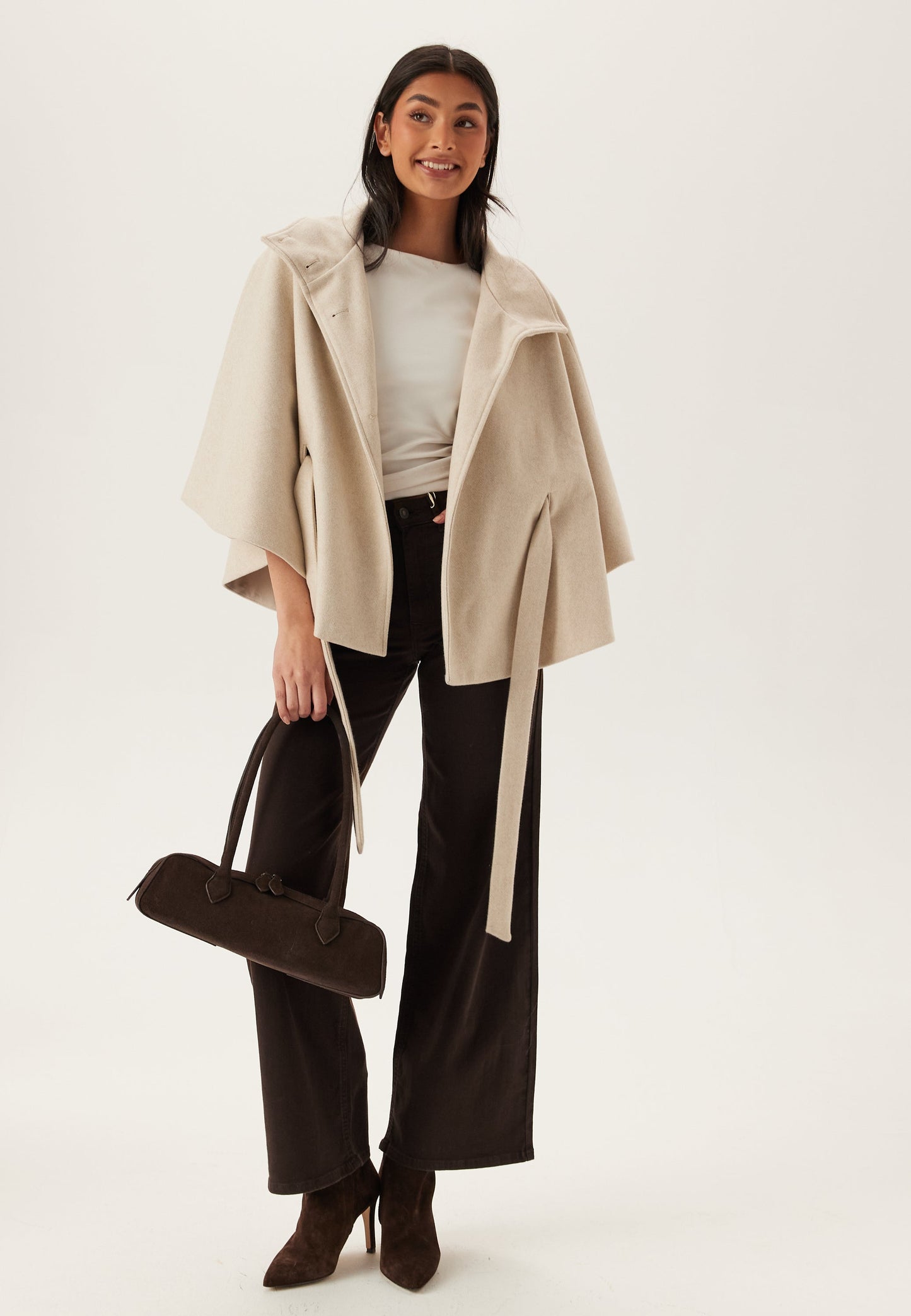 Onlmadison Blush Hw Wide Brown