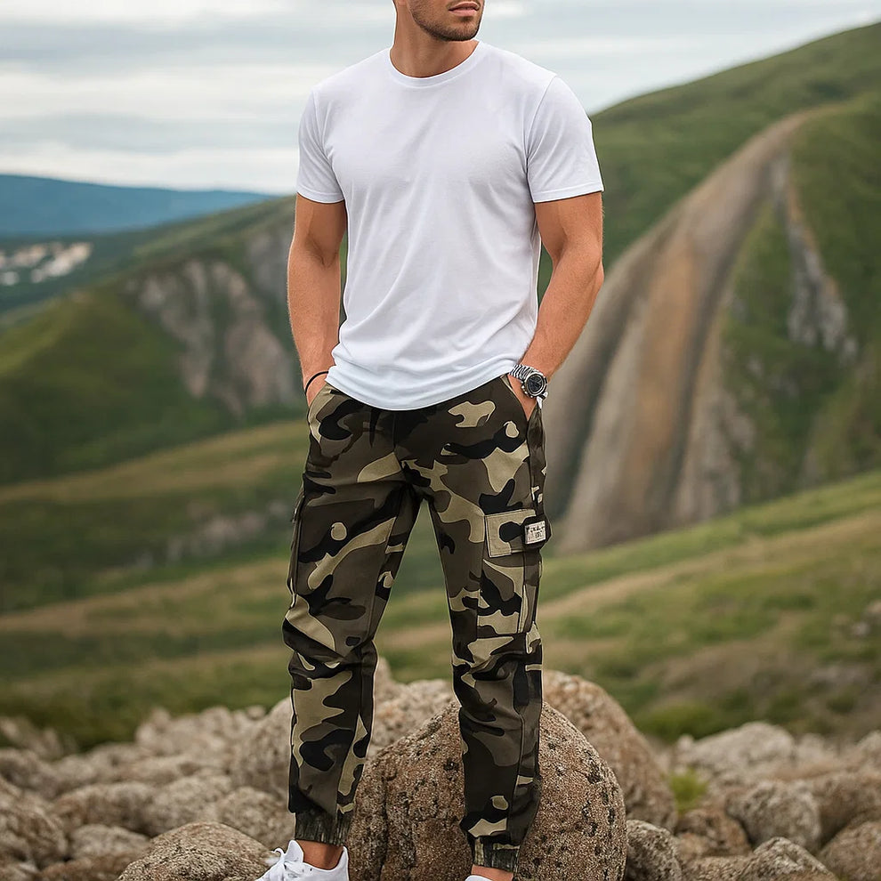 Pantalones de camuflaje de alta calidad para hombre.