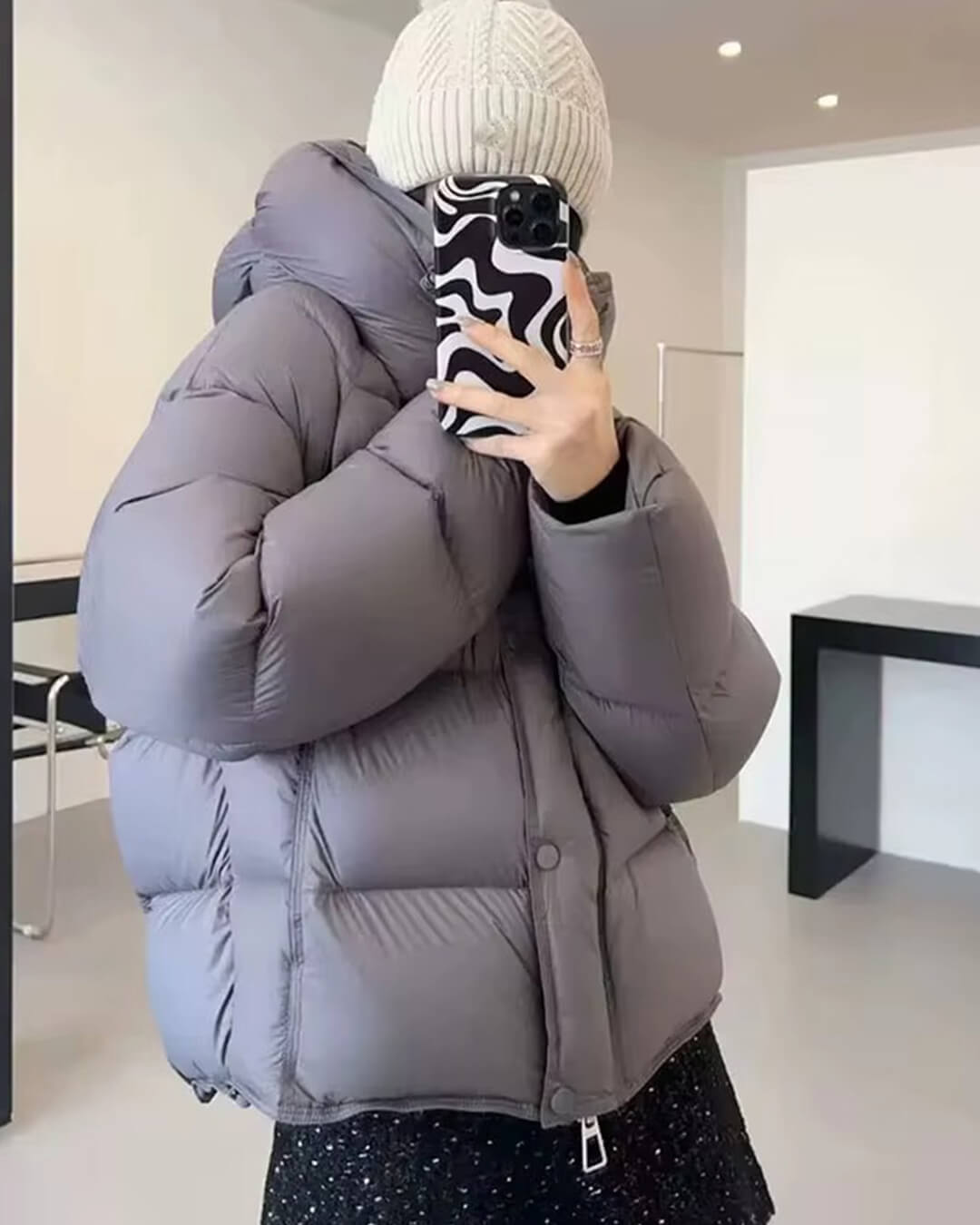 Chaqueta con capucha Alina