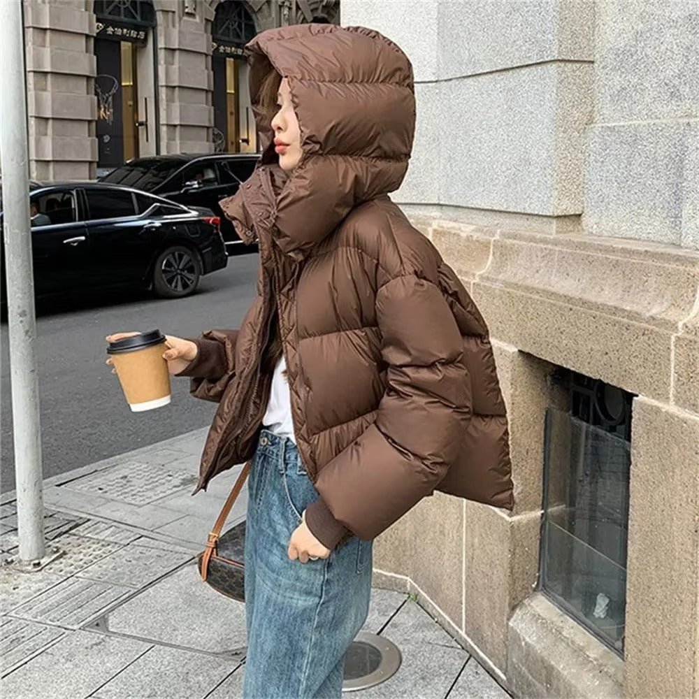 Chaquetón con capucha Bella