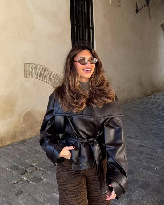 Chaqueta deCuero Nina