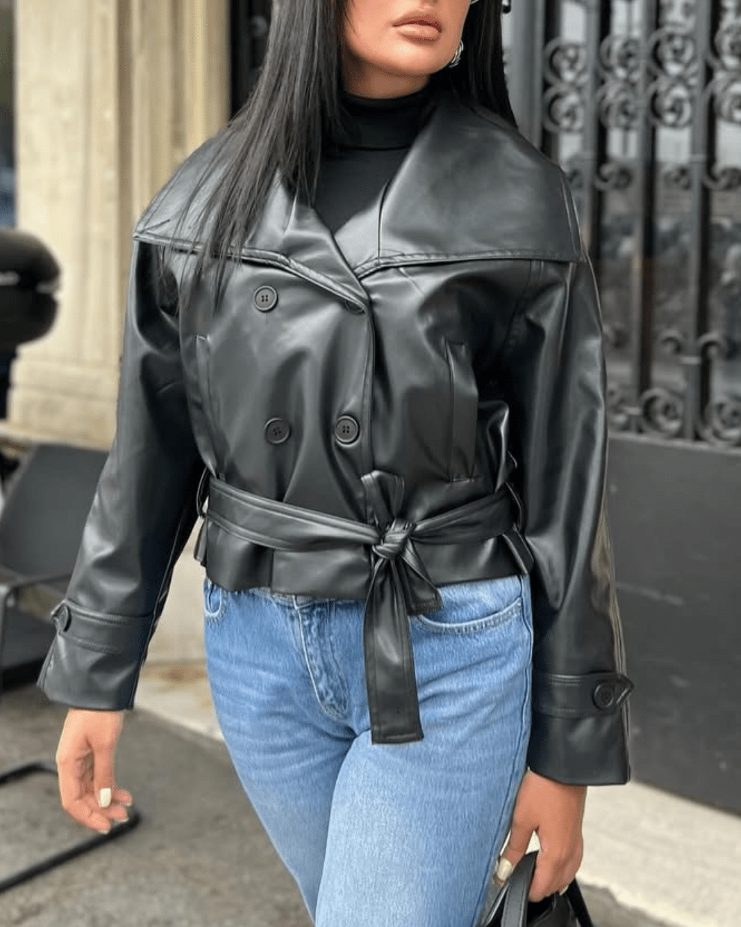 Chaqueta deCuero Nina