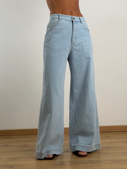 Jeans chiaro palazzo 6661