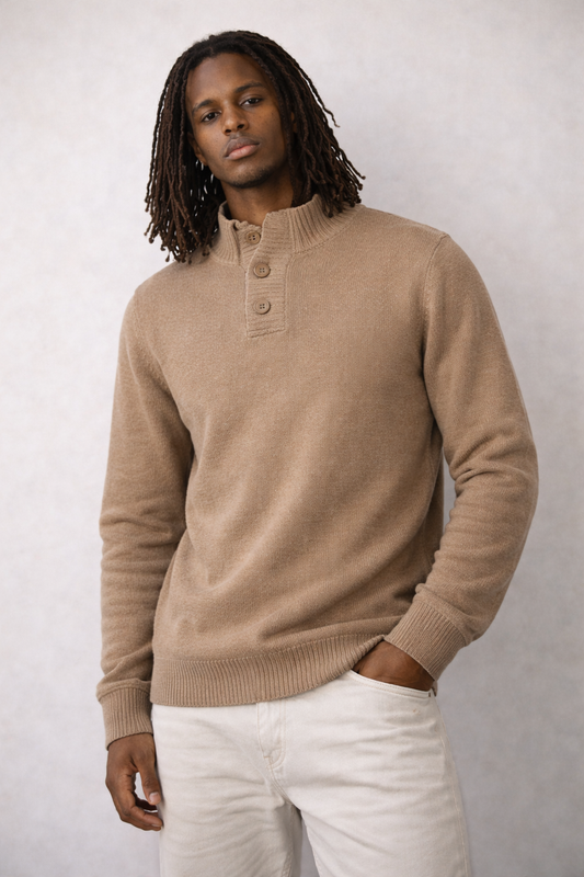 Maglione Uomo Collo Serafino