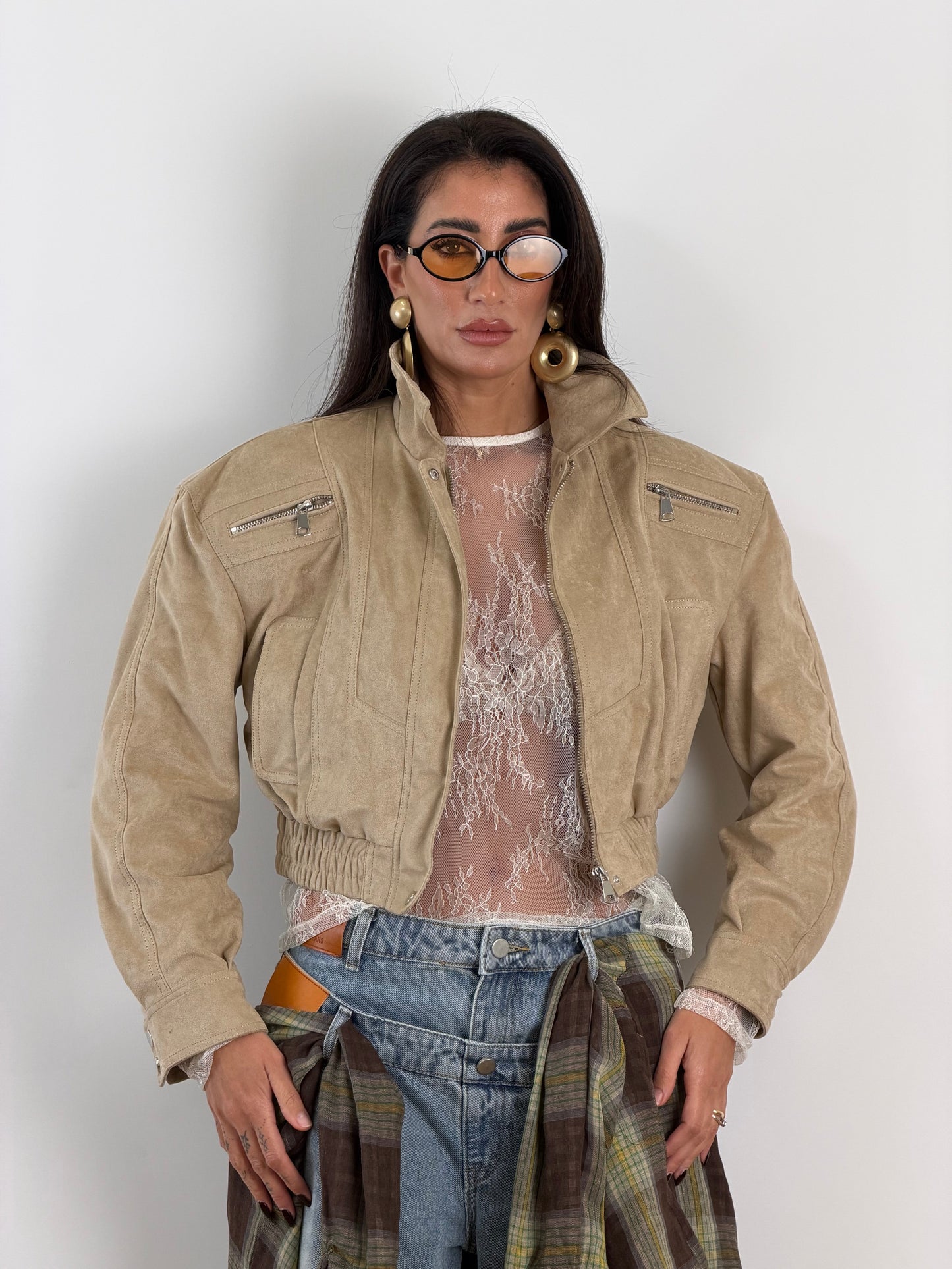 Bomber beige 6686