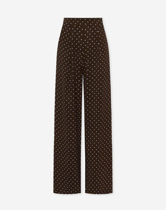 JULIE SMALL DOT PANTALON TALL BRUIN
