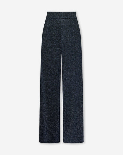 JULIE GLITTER PANTALON MARINEBLAUW