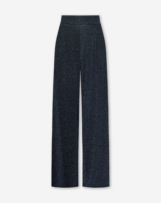 JULIE GLITTER PANTALON PETITE MARINEBLAUW