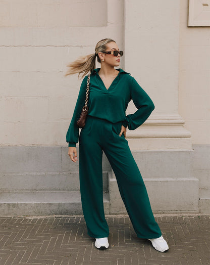 JULIE PANTALON GROEN