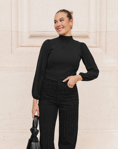 BOW TOP ZWART
