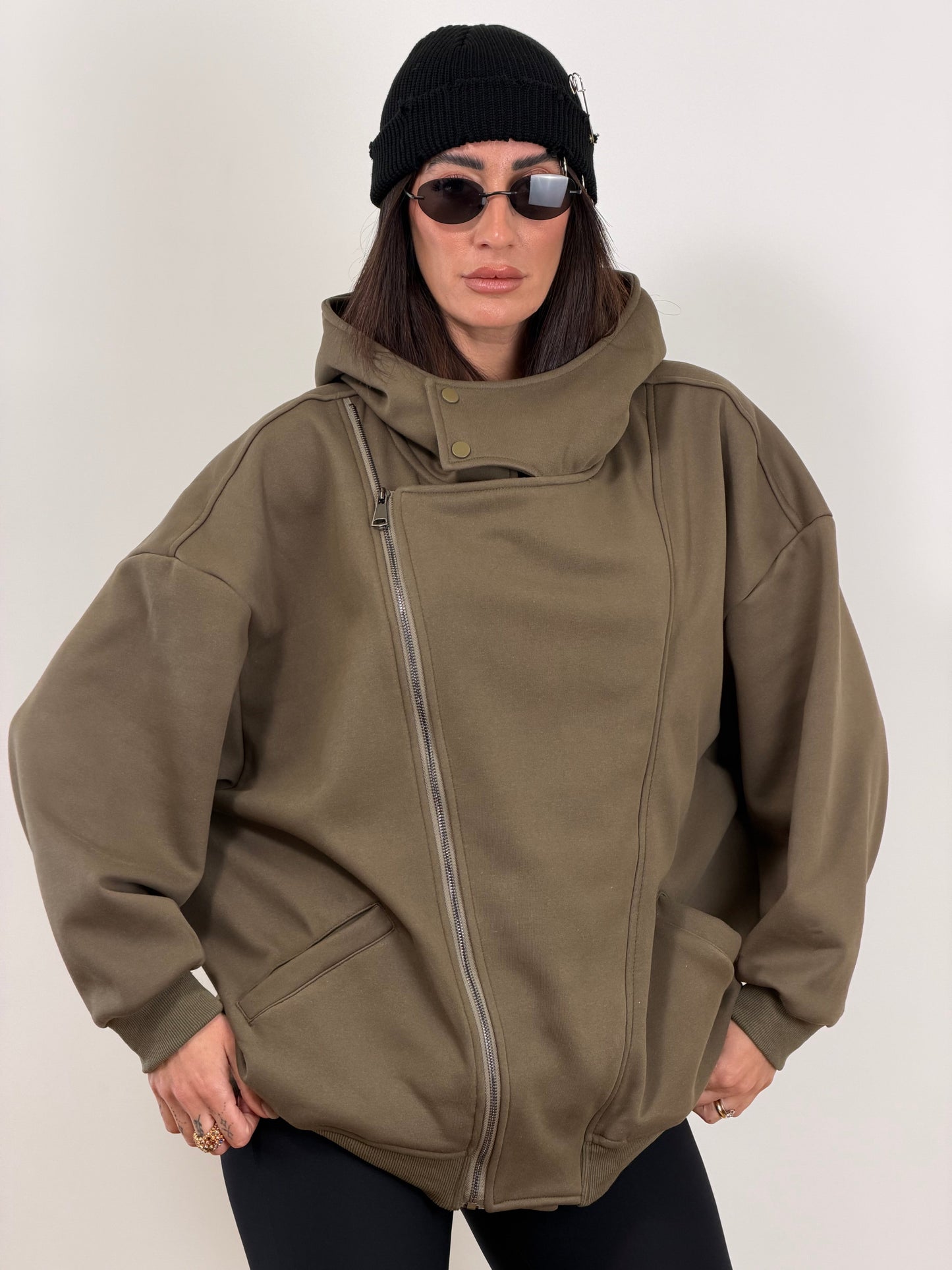 Felpa verde W46497