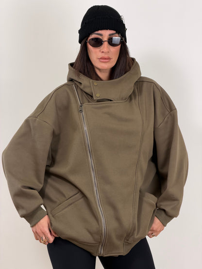 Felpa verde W46497