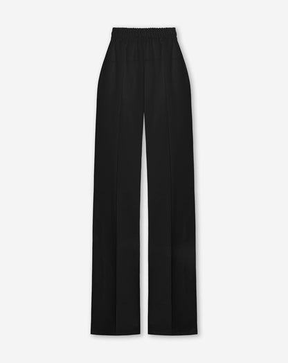 PINTUCK STRAIGHT LEG PANTALON TALL ZWART