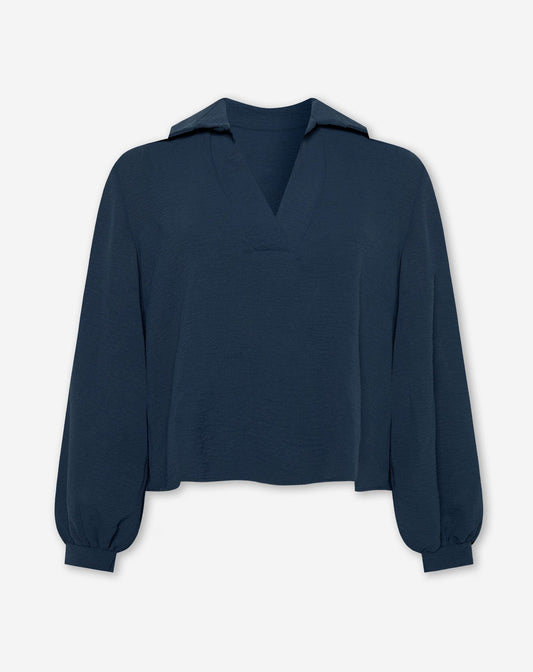 JULIE TOP MARINEBLAUW