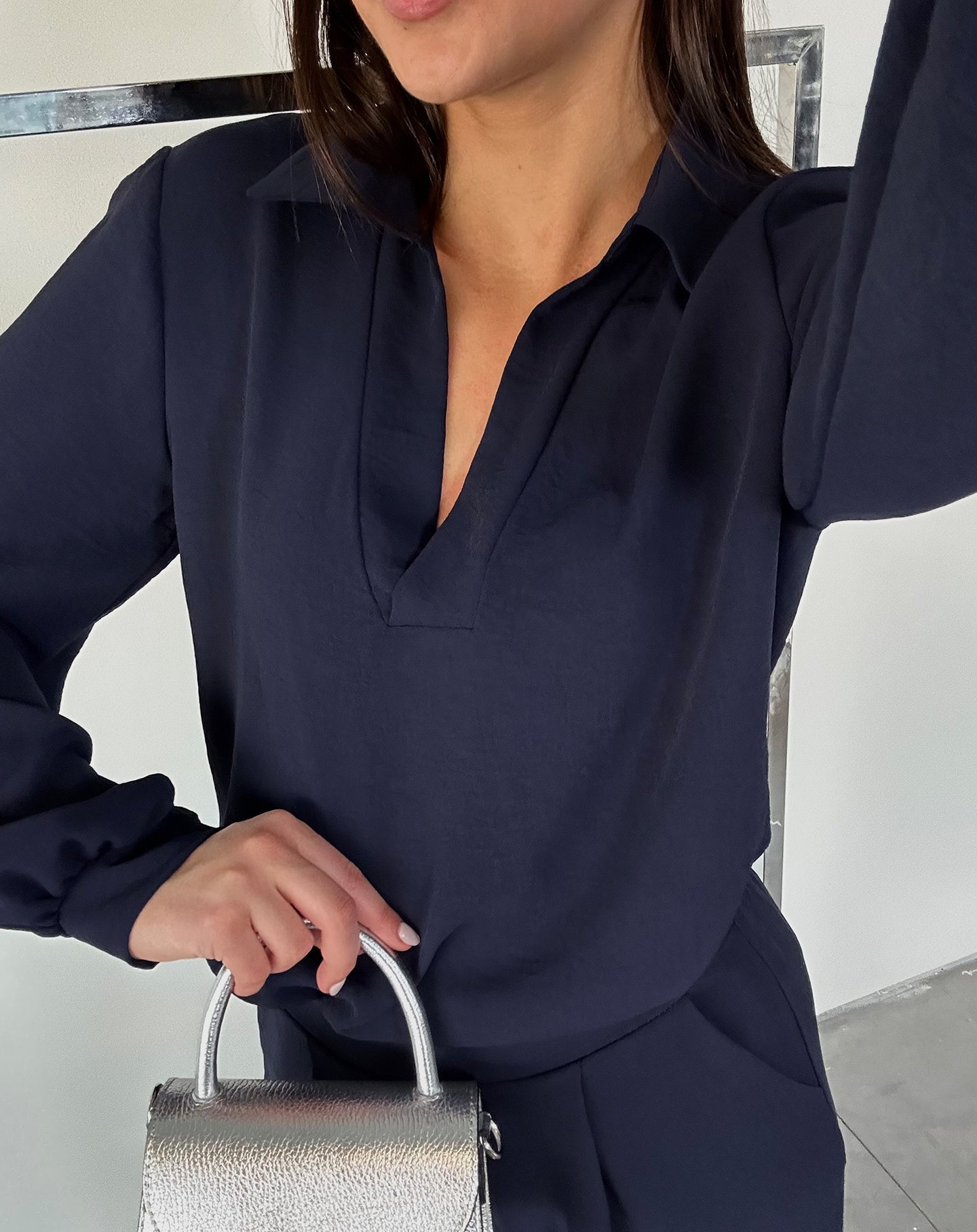 JULIE TOP MARINEBLAUW
