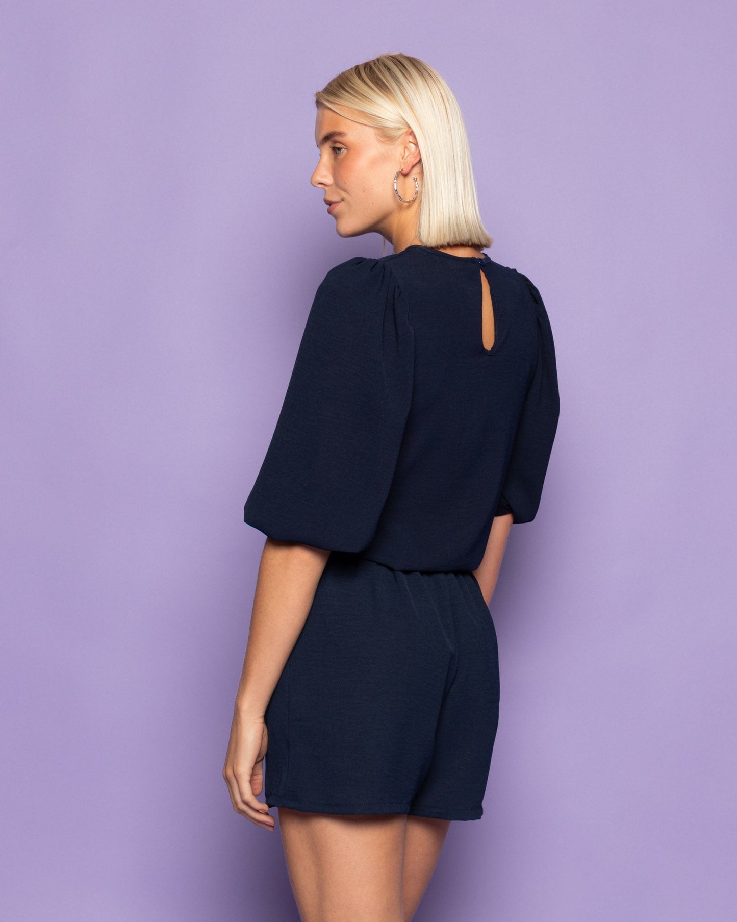 JULIE SHORTS MARINEBLAUW
