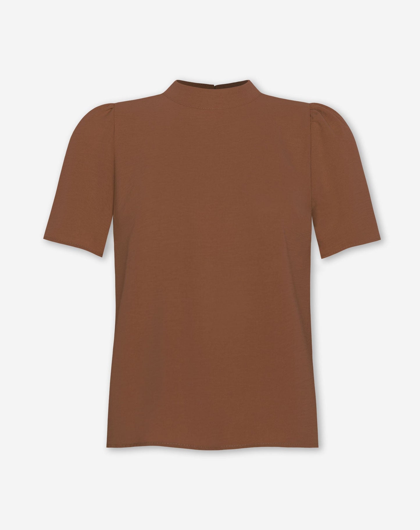 JULIE SHORT SLEEVE TOP LICHTBRUIN