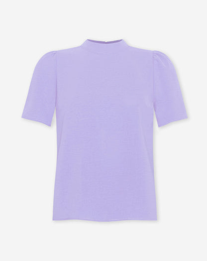 JULIE SHORT SLEEVE TOP LILA