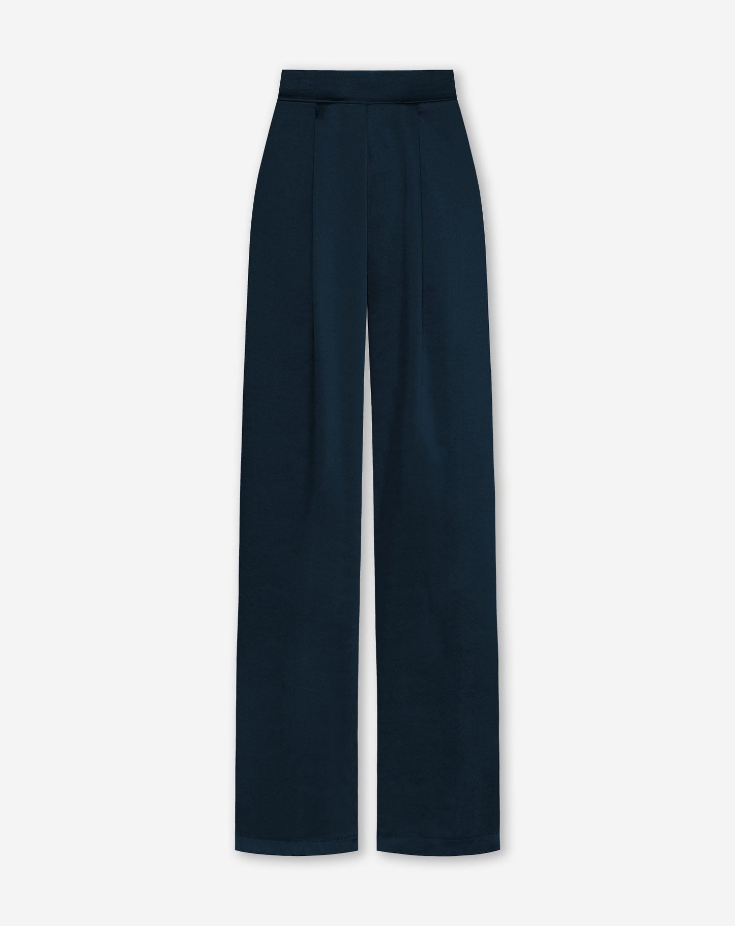 JULIE SATIN PANTALON PETITE MARINEBLAUW