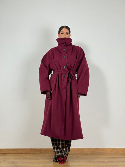 CAPPOTTO LUNGO AMARANTO CAPT4