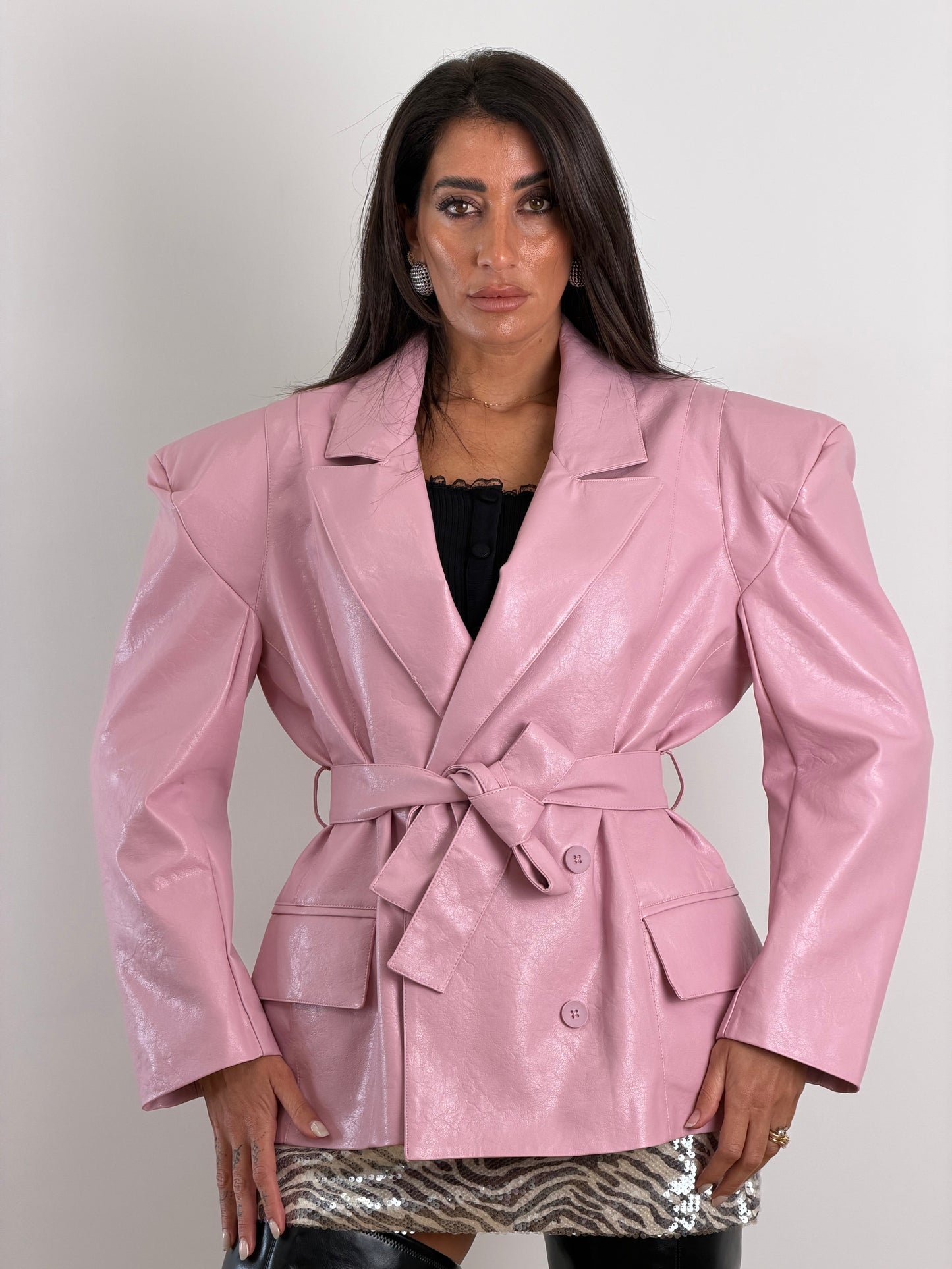 Blazer pink  ecopelle 10736-1