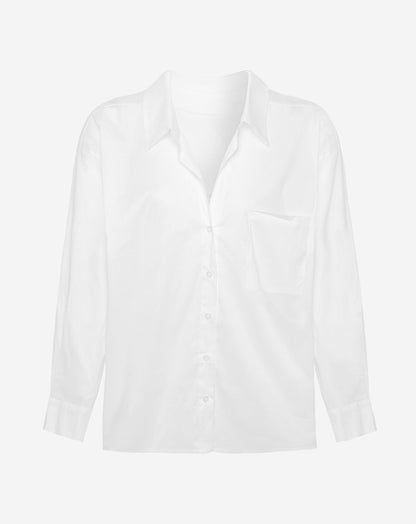 POPLIN OVERSIZED BLOUSE WIT