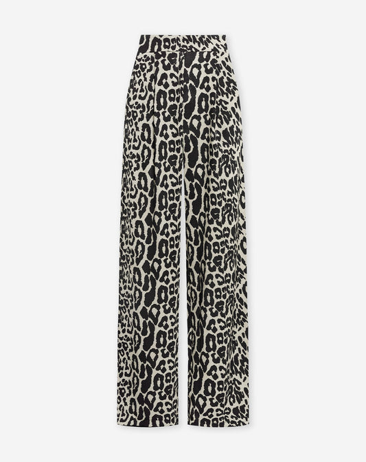 Pantalón vaquero de leopardo