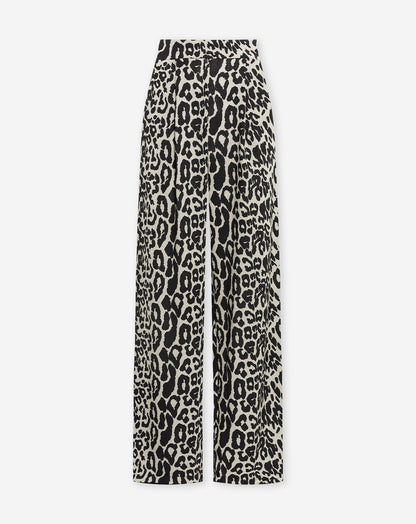 JULIE LEOPARD PANTALON TALL BEIGE