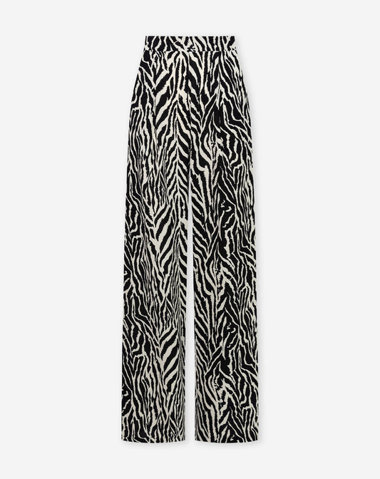 JULIE ZEBRA PANTALON PETITE ZAND