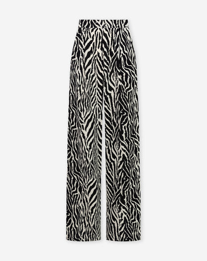 JULIE ZEBRA PANTALON TALL ZAND